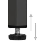 Kommode Antrasitt 80X35X101,5 Cm Stål