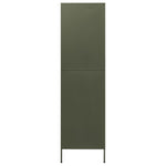 Garderobe Olivengrønn 90X50X180 Cm Stål
