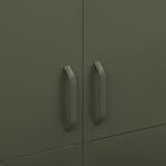 Garderobe Olivengrønn 90X50X180 Cm Stål