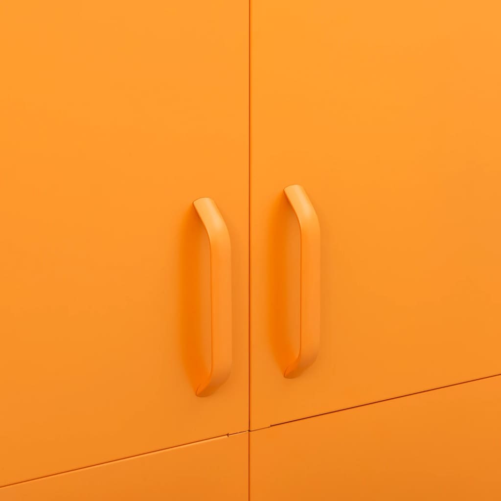 Garderobe Sennesgul 90X50X180 Cm Stål