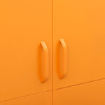 Garderobe Sennesgul 90X50X180 Cm Stål