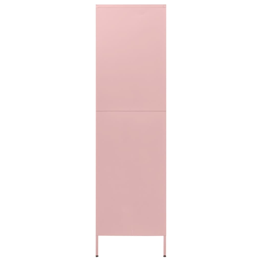 Garderobe Rosa 90X50X180 Cm Stål