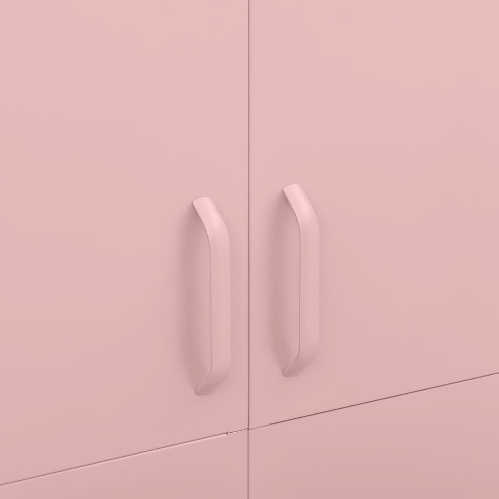 Garderobe Rosa 90X50X180 Cm Stål