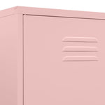 Garderobe Rosa 90X50X180 Cm Stål