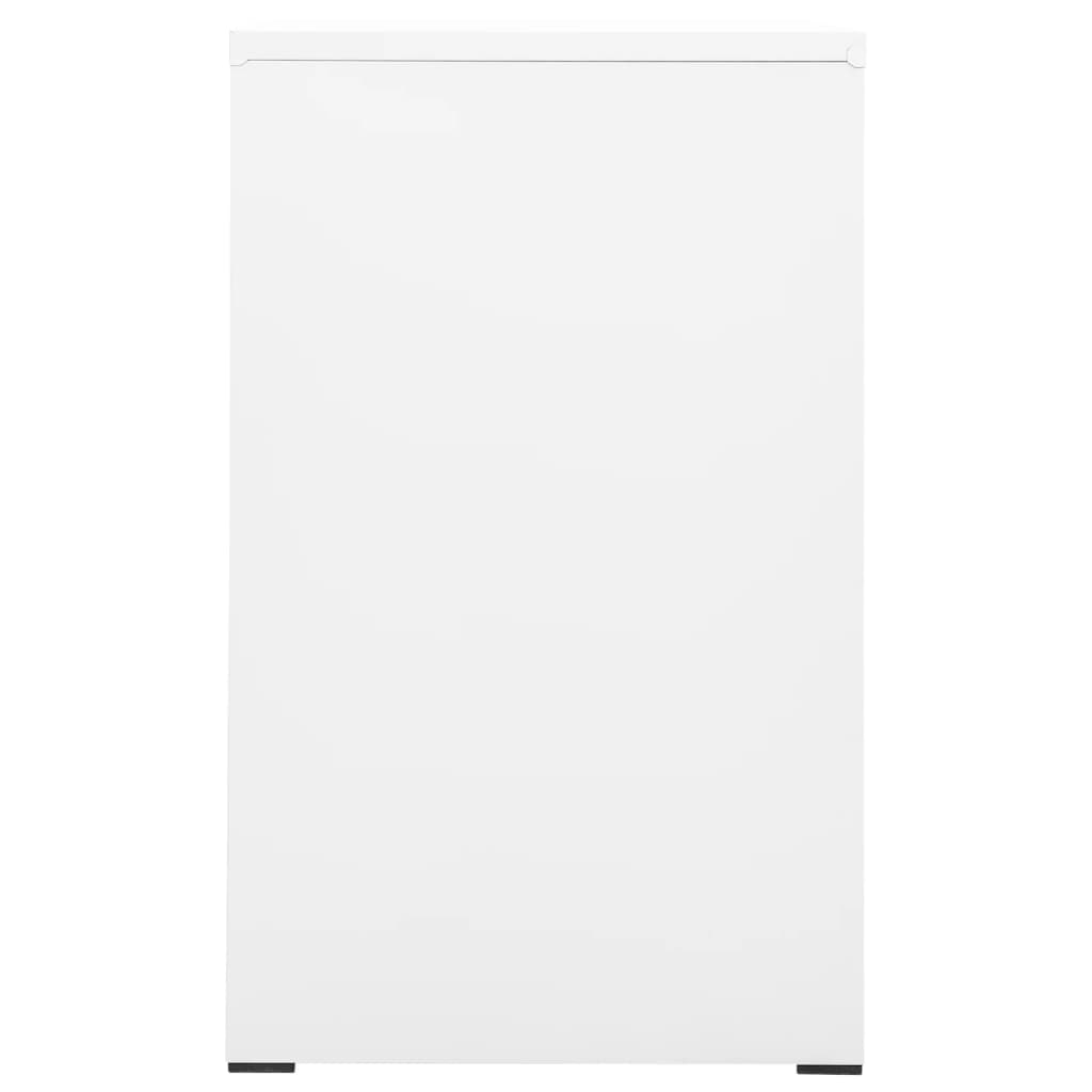 Arkivskap 46X62X102,5 Cm Stål Hvit