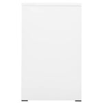 Arkivskap 46X62X102,5 Cm Stål Hvit