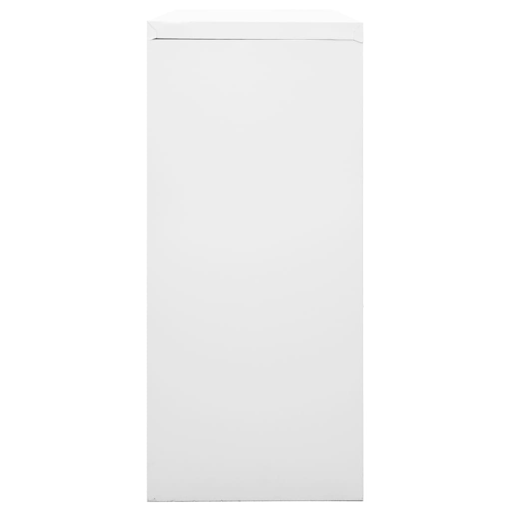 Skap Med Skyvedør 90X40X90 Cm Stål Grå