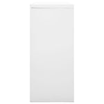 Skap Med Skyvedør 90X40X90 Cm Stål Grå