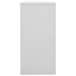 Oppbevaringsskap Lysegrå Og Blå 90X45X92,5 Cm Stål