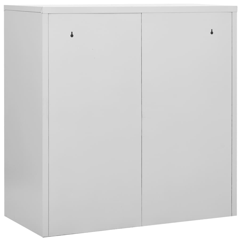 Oppbevaringsskap Lysegrå Og Blå 90X45X92,5 Cm Stål