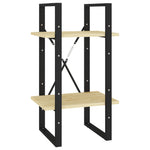 Bokhylle 2 Nivåer 40X30X70 Cm Heltre Furu
