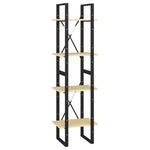 Bokhylle 4 Nivåer 40X30X140 Cm Heltre Furu