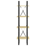 Bokhylle 4 Nivåer 40X30X140 Cm Heltre Furu