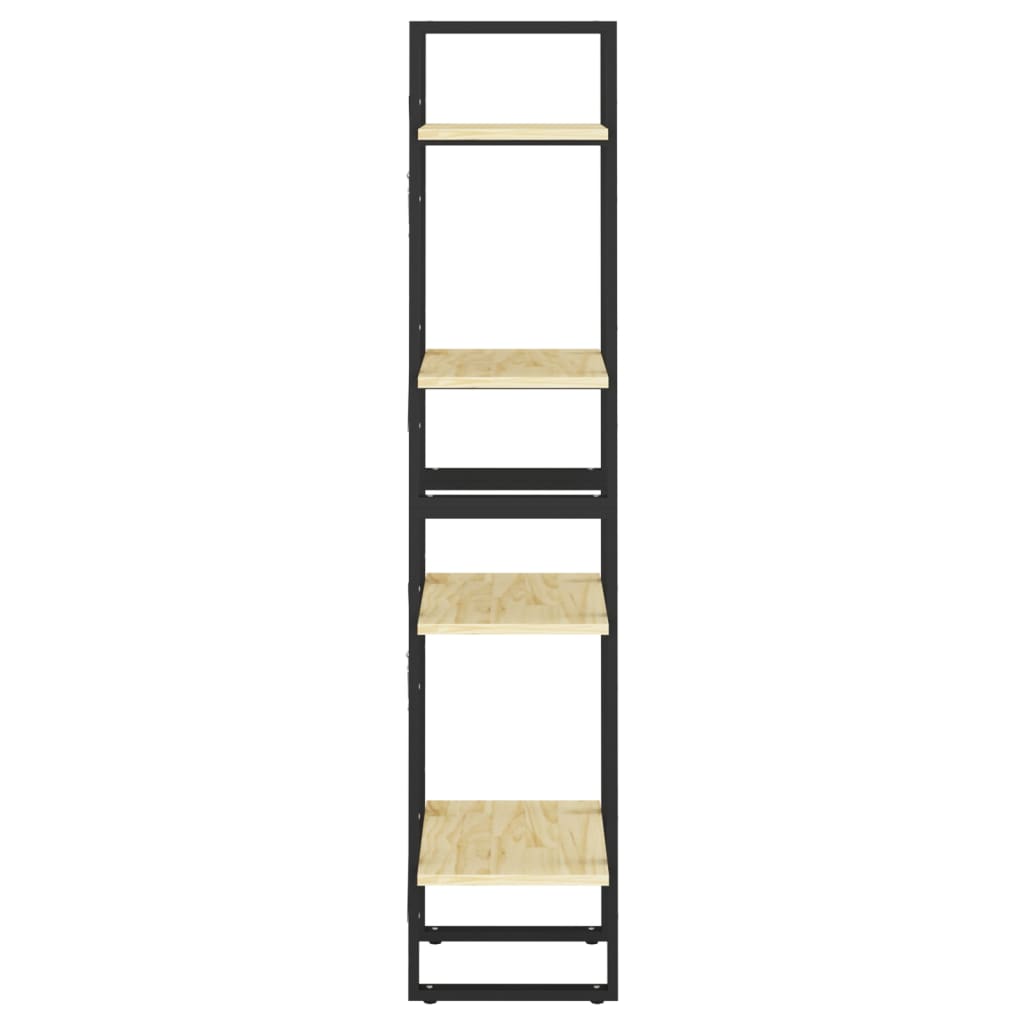 Bokhylle 4 Nivåer 40X30X140 Cm Heltre Furu