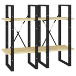 Bokhylle 4 Nivåer 40X30X140 Cm Heltre Furu