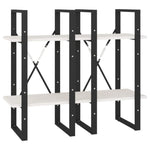 Bokhylle 4 Nivåer Hvit 40X30X140 Cm Heltre Furu