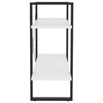 Bokhylle 2 Nivåer Hvit 80X30X70 Cm Konstruert Tre