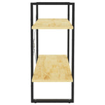 Bokhylle 2 Nivåer 80X30X70 Cm Heltre Furu