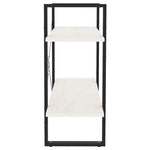 Bokhylle 2 Nivåer Hvit 80X30X70 Cm Heltre Furu