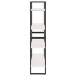 Bokhylle 4 Nivåer Hvit 80X30X140 Cm Heltre Furu