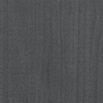Bokhylle 2 Nivåer Grå 100X30X70 Cm Heltre Furu