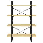 Bokhylle 4 Nivåer 100X30X140 Cm Heltre Furu