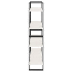 Bokhylle 4 Nivåer Hvit 100X30X140 Cm Heltre Furu