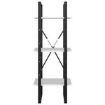 Bokhylle 3 Nivåer Hvit 40X30X105 Cm Konstruert Tre