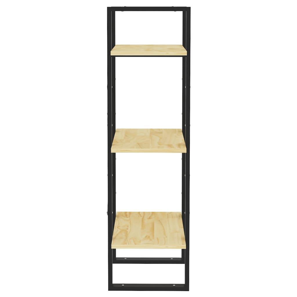 Bokhylle 3 Nivåer 40X30X105 Cm Heltre Furu