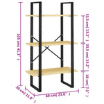 Oppbevaringshylle 60X30X105 Cm Heltre Furu