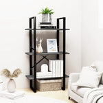 Oppbevaringshylle 60X30X105 Cm Heltre Furu Grå