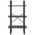 Oppbevaringshylle 60X30X105 Cm Heltre Furu Grå