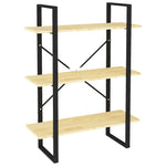 Bokhylle 3 Nivåer 80X30X105 Cm Heltre Furu