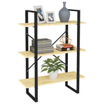 Bokhylle 3 Nivåer 80X30X105 Cm Heltre Furu