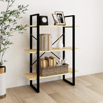 Bokhylle 3 Nivåer 80X30X105 Cm Heltre Furu