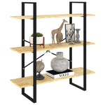 Bokhylle 3 Nivåer 100X30X105 Cm Heltre Furu