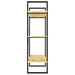 Bokhylle 3 Nivåer 100X30X105 Cm Heltre Furu