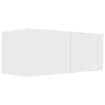 Tv-Benker 4 Stk Hvit 80X30X30 Cm Konstruert Tre