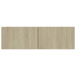 Tv-Benker 4 Stk Sonoma Eik 100X30X30 Cm Konstruert Tre