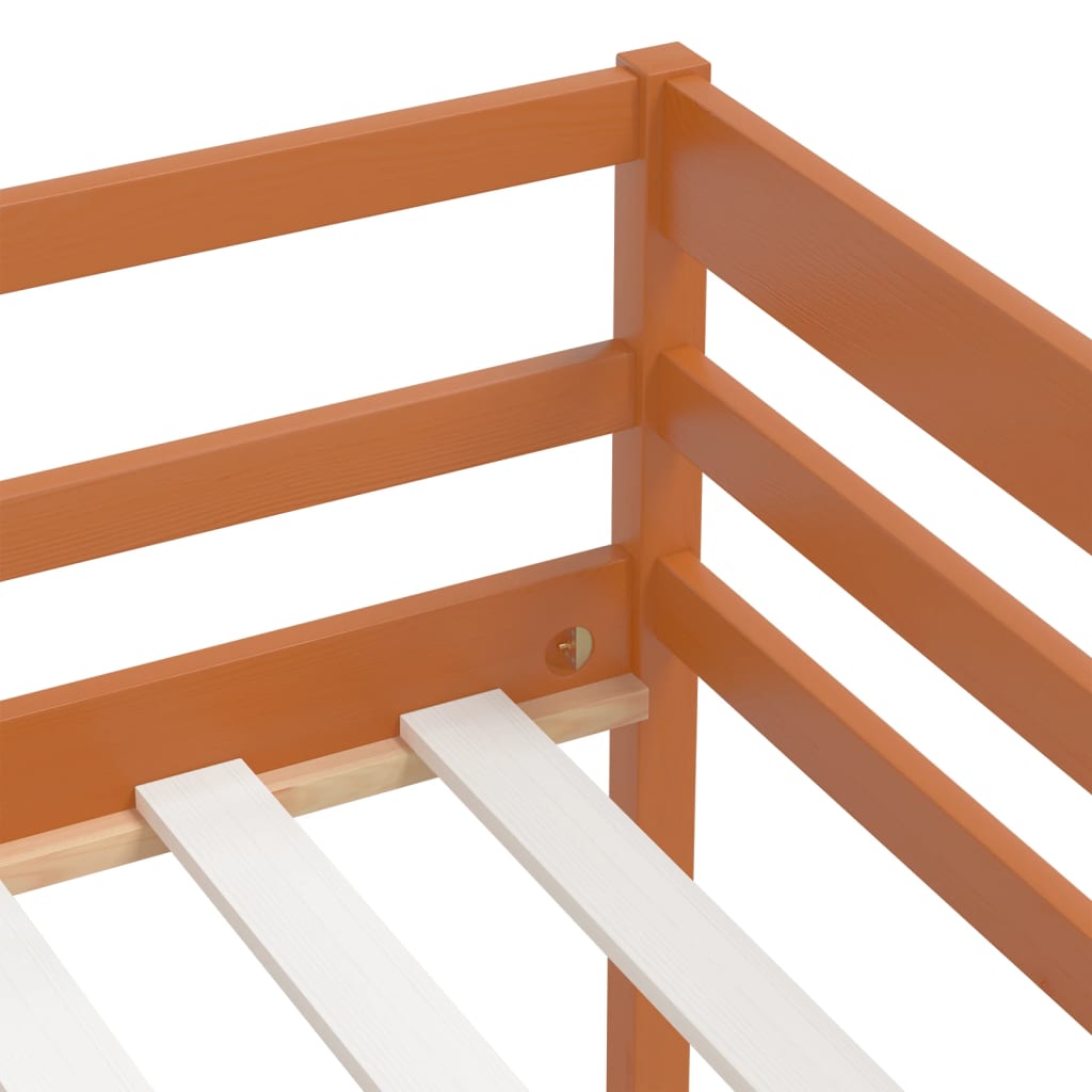 Sengeramme Honningbrun Heltre Furu 90X200 Cm