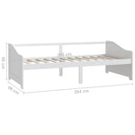 Sengeramme 3 Seter Heltre Furu 90X200 Cm Hvit