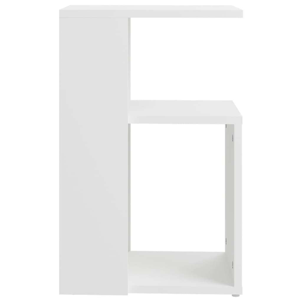 Sidebord Hvit 36X30X56 Cm Konstruert Tre