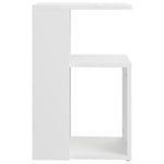 Sidebord Hvit 36X30X56 Cm Konstruert Tre