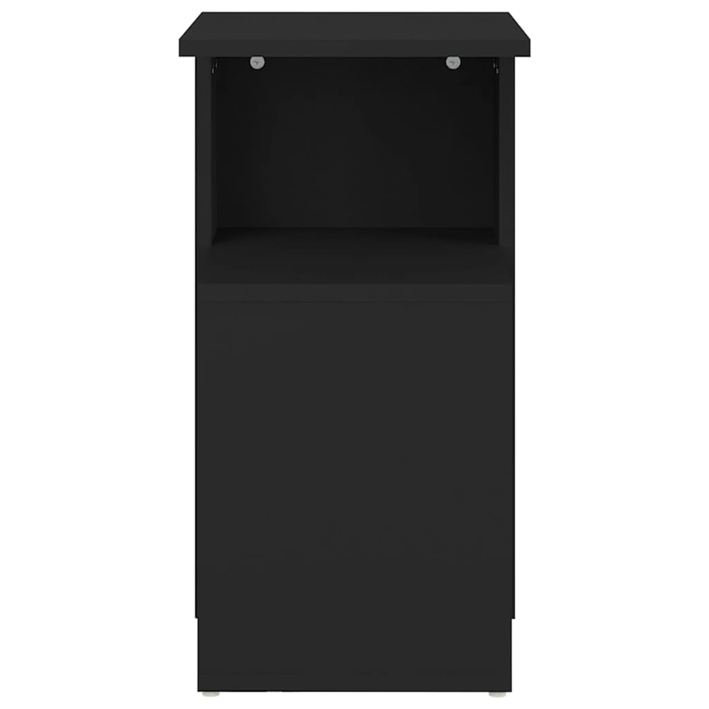 Sidebord Svart 36X30X56 Cm Konstruert Tre