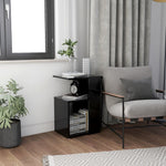 Sidebord Svart 36X30X56 Cm Konstruert Tre