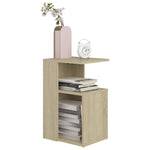 Sidebord Sonoma Eik 36X30X56 Cm Konstruert Tre