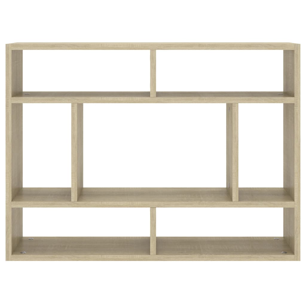 Vegghylle Sonoma Eik 75X16X55 Cm Konstruert Tre