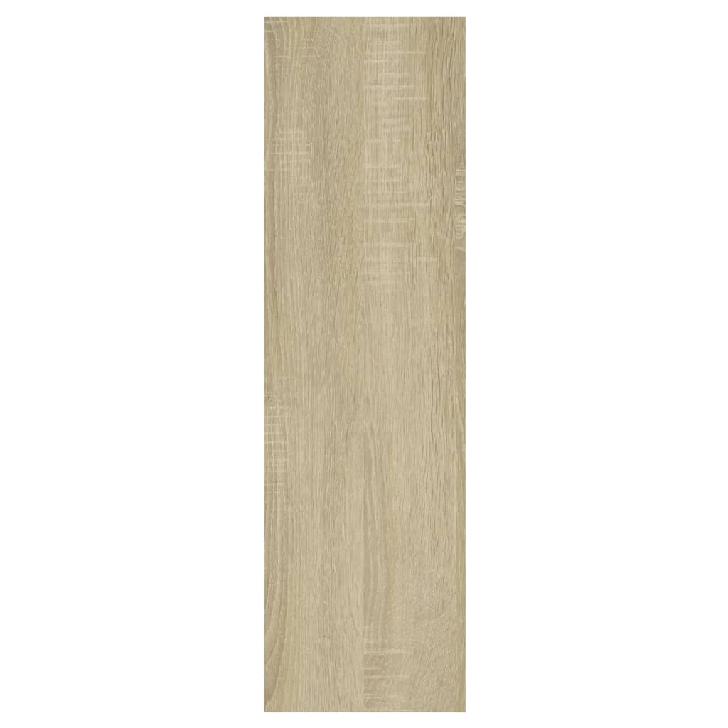 Vegghylle Sonoma Eik 75X16X55 Cm Konstruert Tre