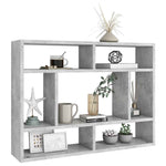 Vegghylle Betonggrå 75X16X55 Cm Konstruert Tre