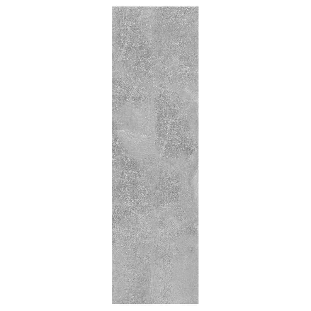 Vegghylle Betonggrå 75X16X55 Cm Konstruert Tre